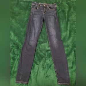 American Eagle jeans, color dark blue, size 4